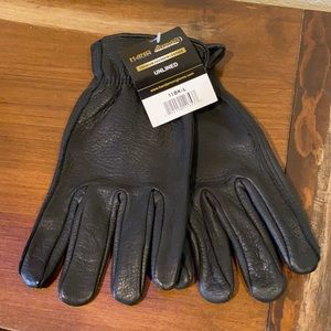 Unlined Premium Deerskin Leather Gloves. NWT